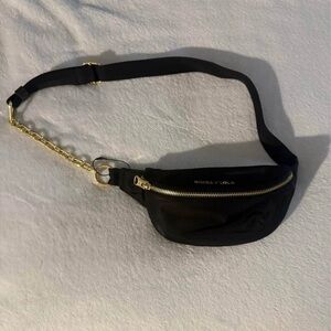 Bomba y Lola black nylon bumbag (belt bag)